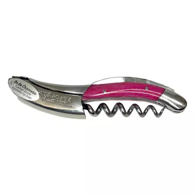 Laguiole En Aubrac Sommelier Corkscrew With Fuchsia Camel Bone Handle • £189.98