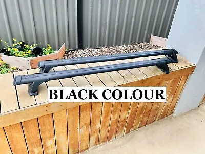 2x BLACK Cross Bar / Roof Rack Rear Cargo Track Of Ford Ranger Wildtrak • $219