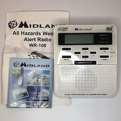 Midland Weather Monitor With All Hazards Alerts  WR-100 NOAA- RADIO ONLY • $11.91