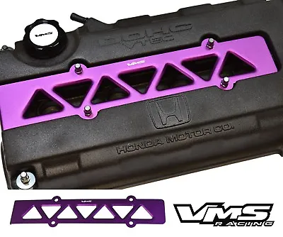 Vms Racing Valve Cover Spark Plug Wire Insert Purple 99-00 Honda Civic B16 Vtec • $34.95