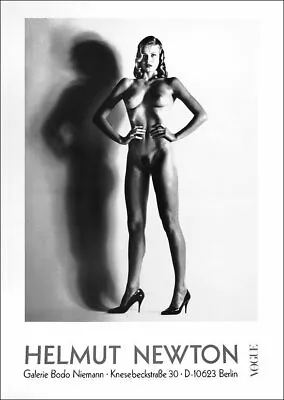 Helmut Newton Big Nude Berlin Vogue Exhibition Poster 33 X 23-1/4 • $179