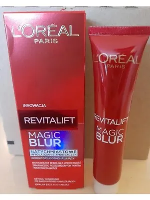 LOREAL Revitalift Magic Blur Finishing Cream Smoothing Wrinkle Face 30ml (B) • £10