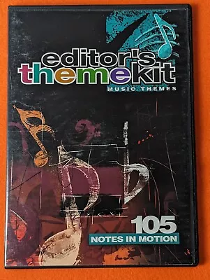 Digital Juice Software Editor's Theme Kit DVD 105 NOTES IN MOTION Music Themes • $10