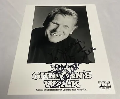 Authentic Tab Hunter Gunman’s Walk Battle Cry Actor Signed Autographed Photo • £23.74