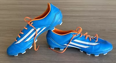 Adidas F10 F50 TRX FG Football Boots US 9.5 Mens ART D67146  Blue Orange Soccer • $49.95