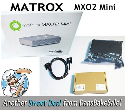 Matrox MXO2 Mini MX02MINI/R Refurbished Unit Includes PCIe Cable Adapter • $149