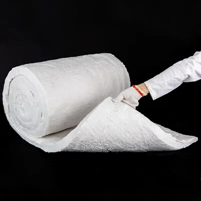 £22.95 • Buy Fireproof Aluminum Silicate Ceramic Fiber Tube Blanket Roll Pipe Insulation Wrap