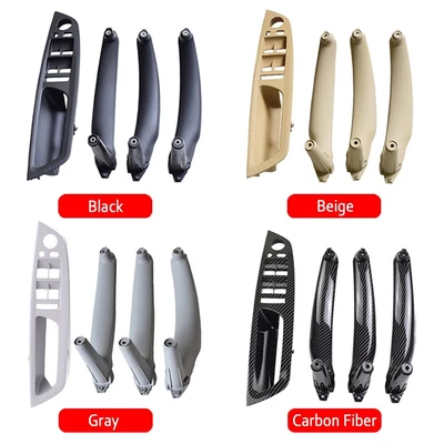$65.70 • Buy Interior Door Handle Inner Panel Pull Trim Cover For BMW E70 E71 X5 X6 2007-2014