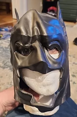 Vintage Plastic Batman Mask 1995 TM & C DC Comics Inc & Head Bust In Great Cond. • $29.99