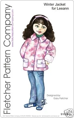 $10.95 • Buy Winter Jacket Doll Clothes Sewing Pattern For 11  Leeann