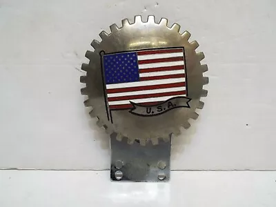 Vintage United States Of American Usa Flag Car Mascot  (b283) • £20