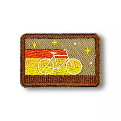 Desert Bike Ride Patch | Embroidered Iron-On & Sew-On Patch • $7.49