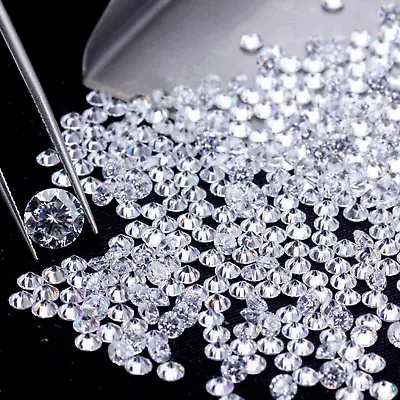 Loose CVD Lot Lab-Grown Diamond 1.20 Mm Round G J- IF Certified Diamond • $75.74