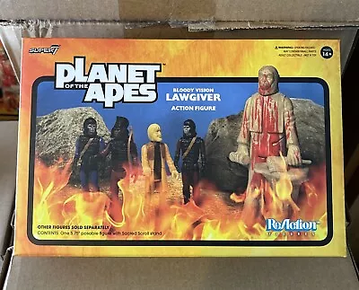 Super7 Planet Of The Apes Bloody Variant Lawgiver Statue Figure Reaction Misb • $21.99