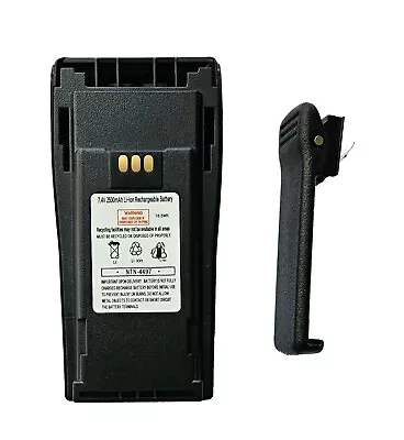 Battery Li-Ion 2500mAh Battery For Motorola CP200XLS CP200D PR400 3  Spring Clip • $23.99