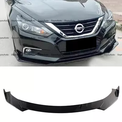 For Nissan Maxima UNIVERSAL Front Bumper Lip Spoiler Splitter Glossy Black • $47.50