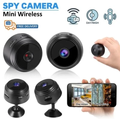 $17.80 • Buy Mini Hidden Camera Wifi Nanny Spy Camera Security Wireless Night Vision HD 1080P