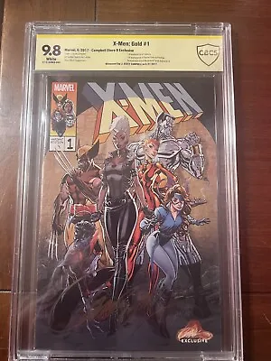 X-men Gold￼ #1 6/17 Cbcs  9.8 Campbell.com Variant Edition B Ss Campbell Nice! • $149