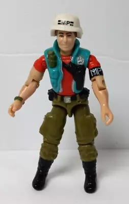 GI Joe Hasbro Figure 1987 LAW W/ Helmet Military Police Vintage Action Figure • $16.14