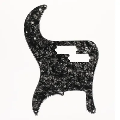 Black Pearl Precision/P Bass Pickguard Scratch Plate Fits   PB Guitar • £10.13