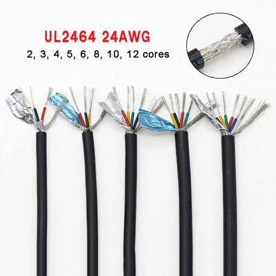 £2.10 • Buy 24AWG MULTI-CORE Screened Cable Audio Connection Shielded Wire With Al Foil