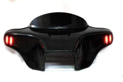 $316.01 • Buy Batwing Fairing Windshield 4 Yamaha V Star Vstar 650 1100 Classic 1998-2013 4x5 