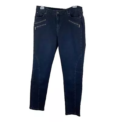 Mint Velvet Dark Blue Jeans UK 16R • £21.50