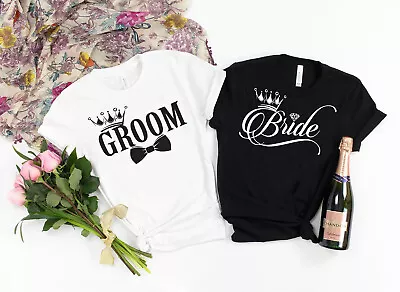 Premium Classic Wedding Hen T-Shirt For Mens & T-shirt For Women Groom & Bride • £5.99