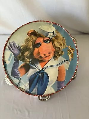 Vintage 1980 Miss Piggy The Muppet Show Tambourine Sailor • $20