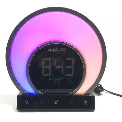 La Crosse Soluna Mood Light Alarm Clock Model C79141 • $12.95