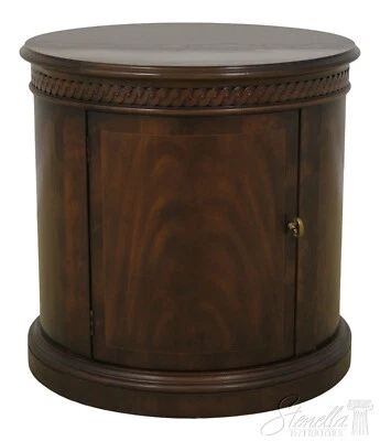 $1595 • Buy L55993EC: EJ VICTOR Round Mahogany Lamp Table Cabinet