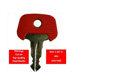 £3.59 • Buy Jungheinrich 702 Stapler Komatsu Forklift Pallet Plant Key Buy 2 Get A 3rd Free