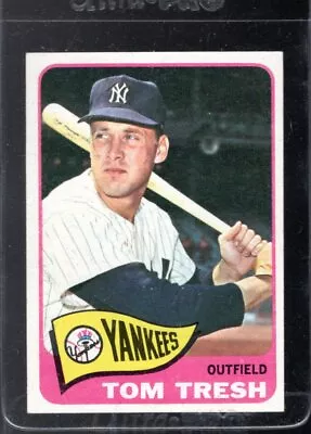 1965 TOPPS #440 TOM TRESH N N.Y. Yankees Sharp/clean/nice EX/MT To NM • $8