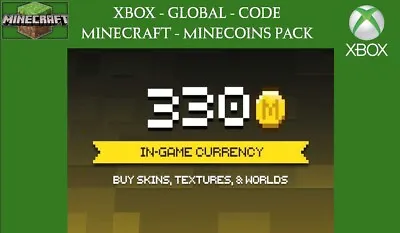 $2.95 • Buy Minecraft: Minecoins Pack 330 Coins (Xbox One) - Xbox Live Key - Global Code