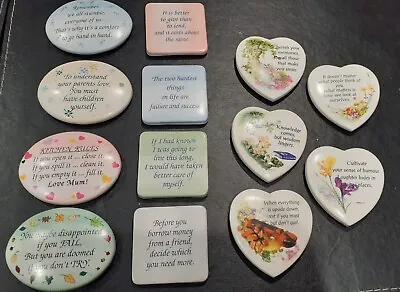 Vintage  Fridge Magnets Quotes Sayings • $11.99