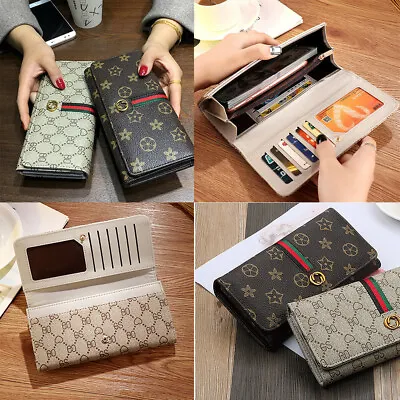 $11.99 • Buy Fashion Luxury Women's Long Leather Wallet Card Holder Case Purse Clutch Handbag