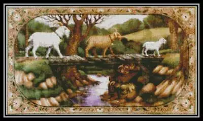 Billy Goats- Cross Stitch Chart/Pattern/Design/XStitch • $6.85