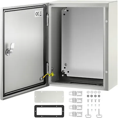 VEVOR 16x12x6'' Carbon Steel Electrical Enclosure IP65 Wall Mount Junction Box • $59.99