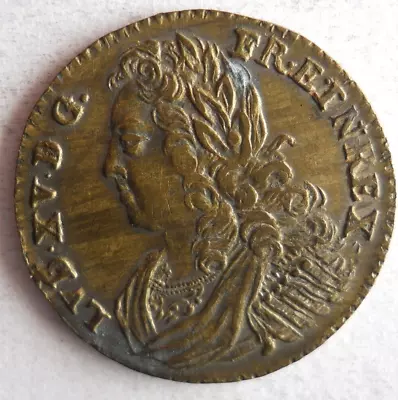 1725 FRANCE JETON - KING LOUIS 15 - AU - Great Coin - Lot #A19 • $5.50