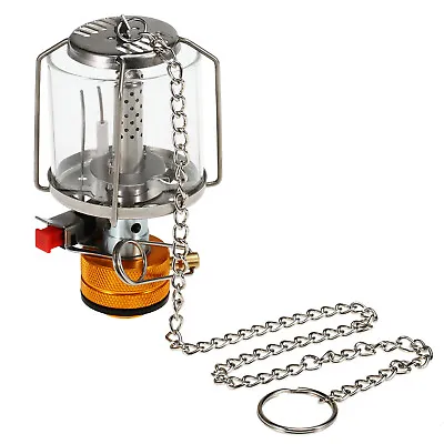 $19.82 • Buy Outdoor Portable Camping Gas Lantern Piezo Ignition Gas Tent Lamp Light