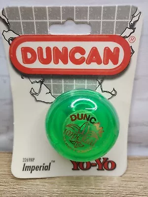 Duncan Imperial Yo Yo 1997 Green 3269NP Factory Sealed Vtg NOS NEW • $14.95