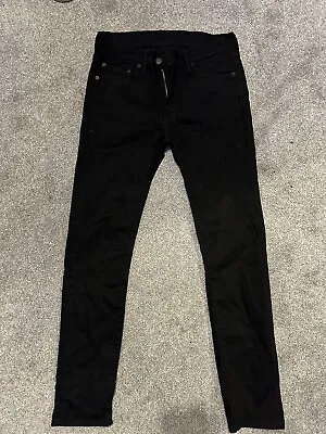 Mens Levi 519 Black Jeans W30 L30 • £40