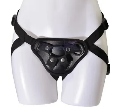 Adjustable Strapon Harness For Lesbian Strap-On Wearable Pants Leather Panties • £8