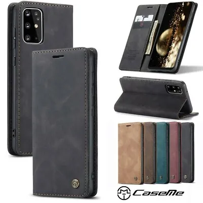 $2.95 • Buy Samsung Galaxy Note 9 8 S21 S20 Plus S20 Ultra Magnetic Leather Wallet CaseMe