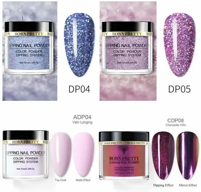 3x BORN PRETTY 10ml Acrylic Dip Powder French Nail Natural Dry Dipping Powder • £8.99