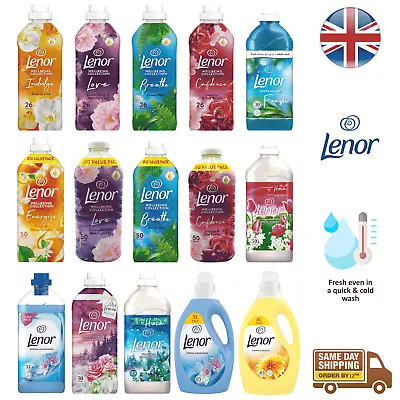 Lenor Fabric Conditioner Freshener Liquid Long Lasting Fragrance • £8.49