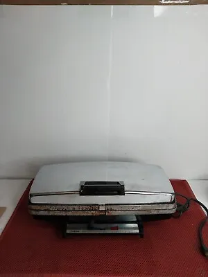 Vintage Sunbeam Waffle Baker And Grill Model CGL-2 TESTED • $28.99