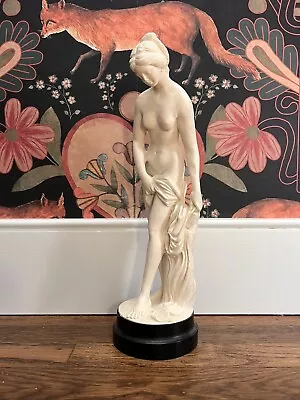 Vintage A. Santini (unmarked) Sculpture Of Naked Women Bathing Made In Italy 14” • $120