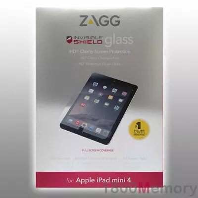 $31.74 • Buy ZAGG InvisibleShield Tempered Glass Screen Protector For Apple IPad Mini 4