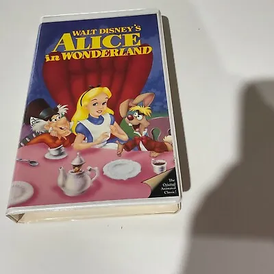 Walt Disneys Alice In Wonderland Black Diamond Vhs Tape Clam Shell • $100